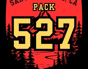 Pack 527 Decal 3"