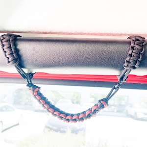 Handmade Paracord King Cobra Weave Offroad Grab Handle Set of 4