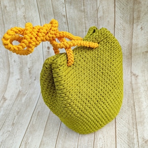 Crochet tote bag Crochet bucket bag Shoulder bag Drawstring bag Crochet bag pattern Crochet purse pattern Market bag Shopping handbag