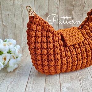 Crochet Purse Pattern Hobo Bag Crossbody Crochet Handbag - Etsy