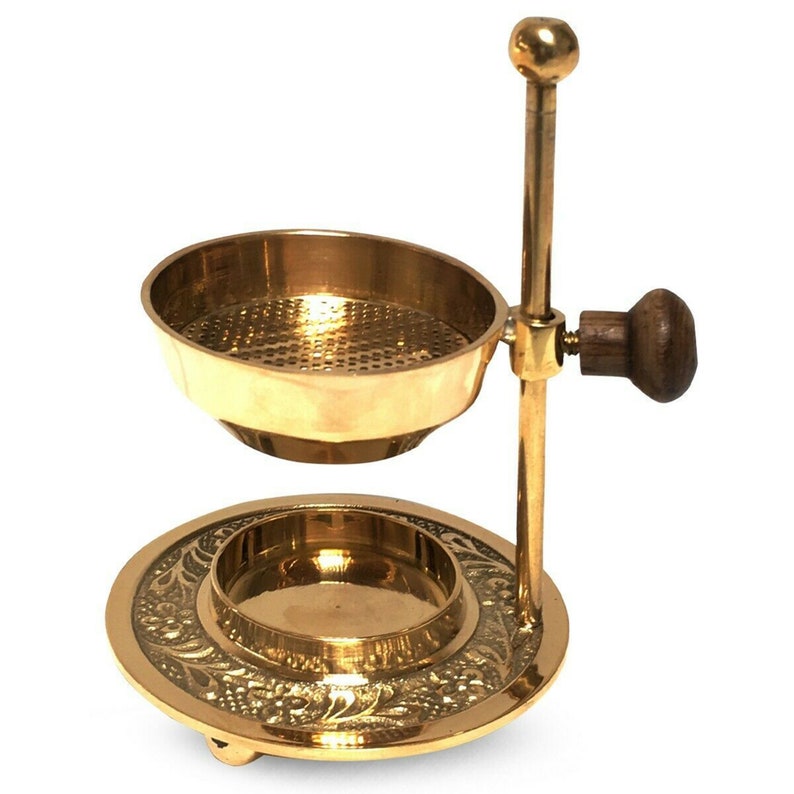 Deluxe Handmade Pure Brass Tea Candle Incense Burner No Etsy