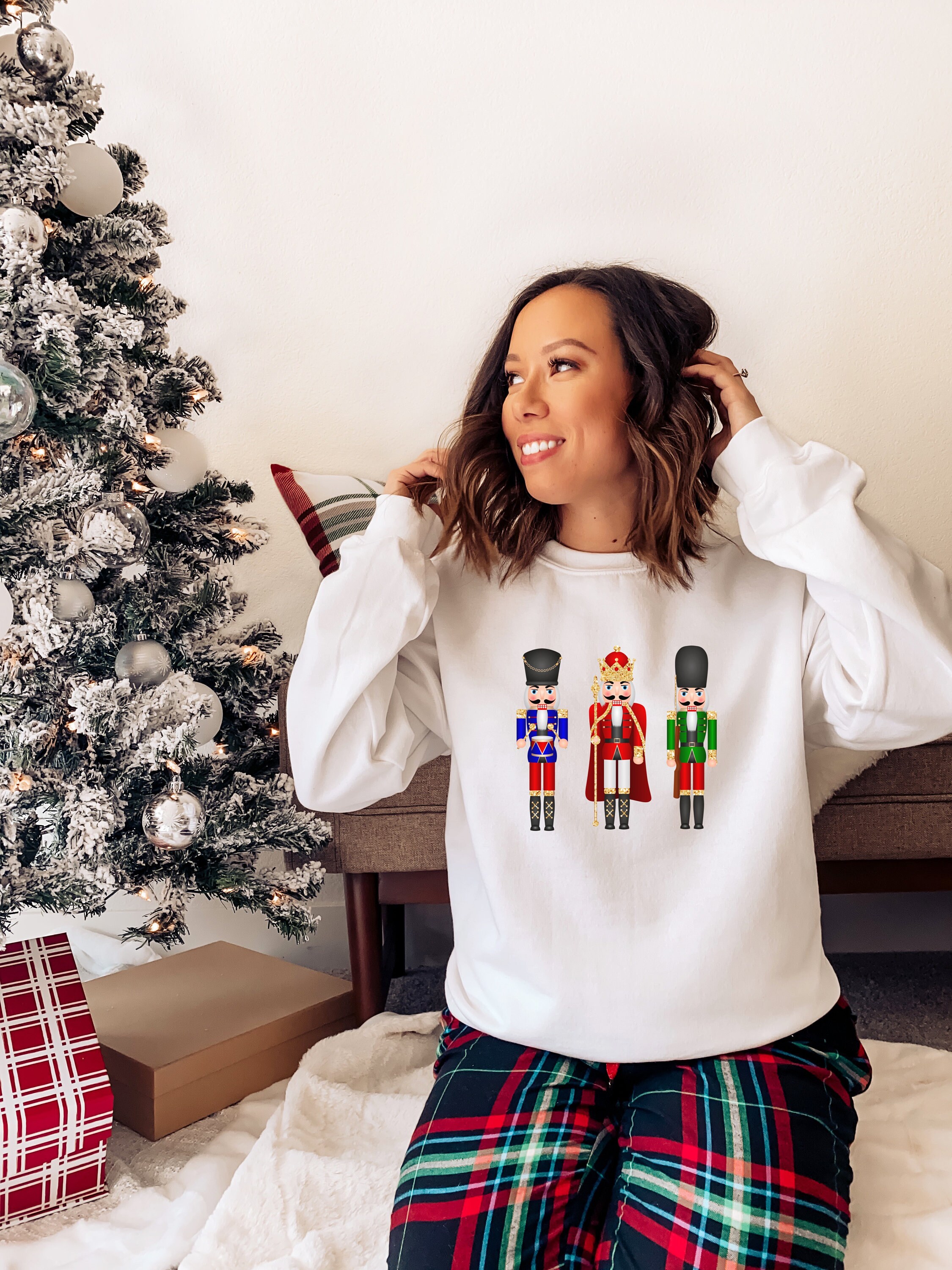 Nutcracker Sweatshirt Womens Christmas Sweatshirt Christmas - Etsy