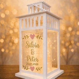 Personalized Wedding Lantern | Wedding Gift – Unique Gift