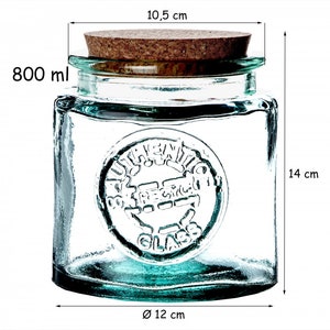 3x Caja de almacenamiento grande 800 500 250 ml Con tapa de | Etsy