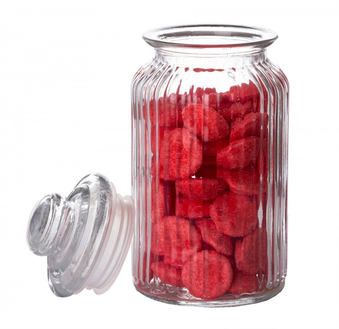 4x Candy glasses 1.3 litres with lid vintage sweets Etsy