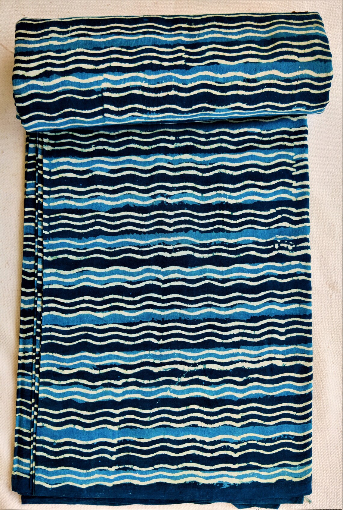 Handgemacht indigo farbe 10 Meter handblock bedruckt 100% | Etsy