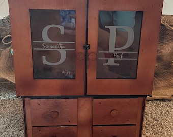 Archivo láser de gabinete de joyería