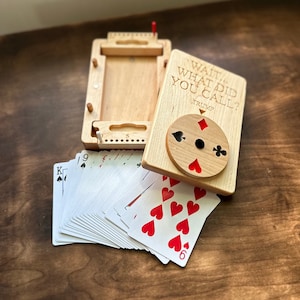 Maple Euchre Box: The Complete Kit for Euchre Play | Camping Games | Travel Card Game
