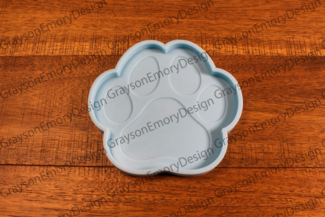 DIY Resin Dog Paw Print Silicone Mold Paw Print Mold Paw Etsy