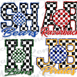 CUSTOM Sublimation PNG / School Mascot / Sublimation Design Download / PNG / School Spirit Design