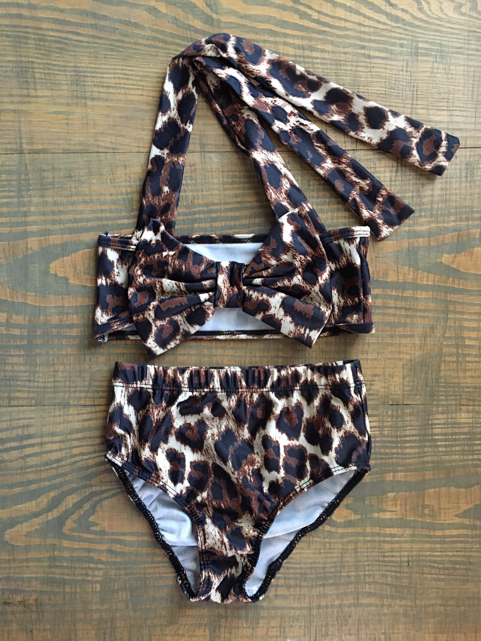 Summer Cheetah Print Baby Swimwear Etsy