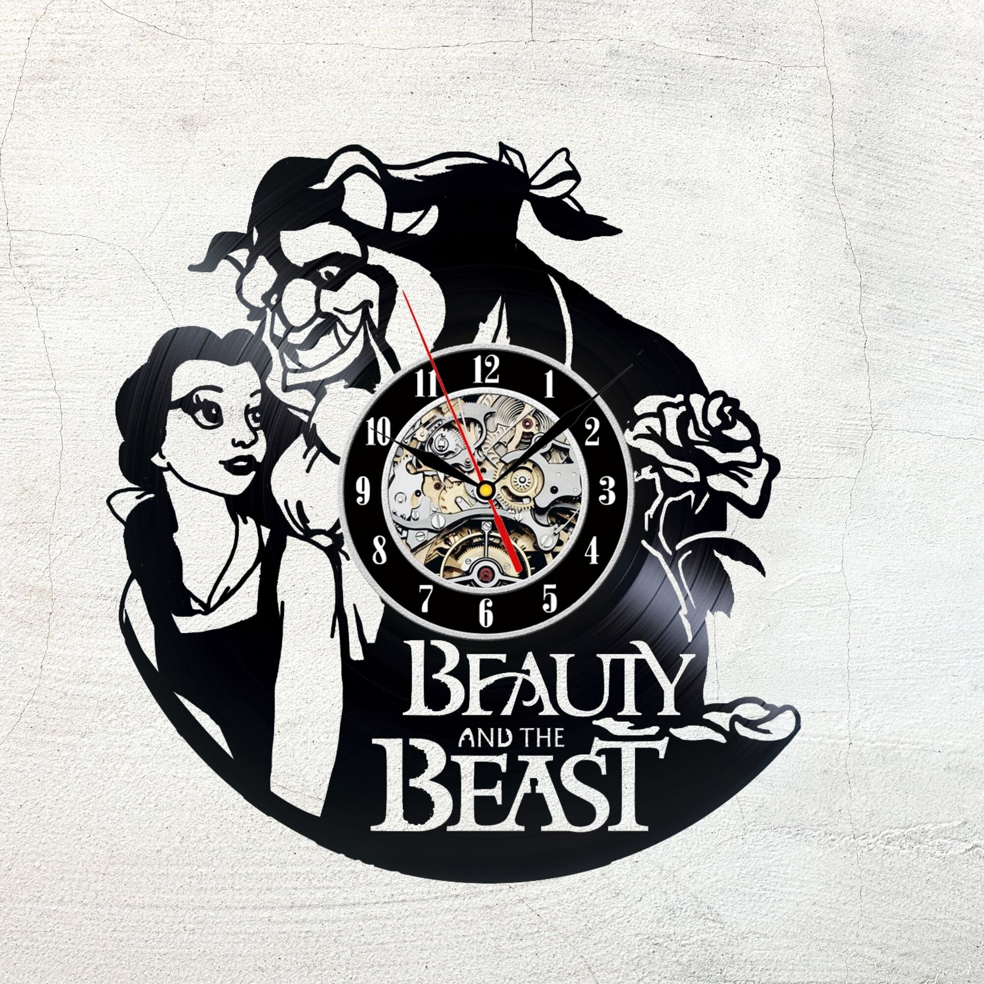 Exclusive Clock Beauty and the beast Etsy
