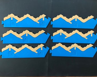 Coast Tiles compatible with Settlers of Catan, STL File for 3D Printing