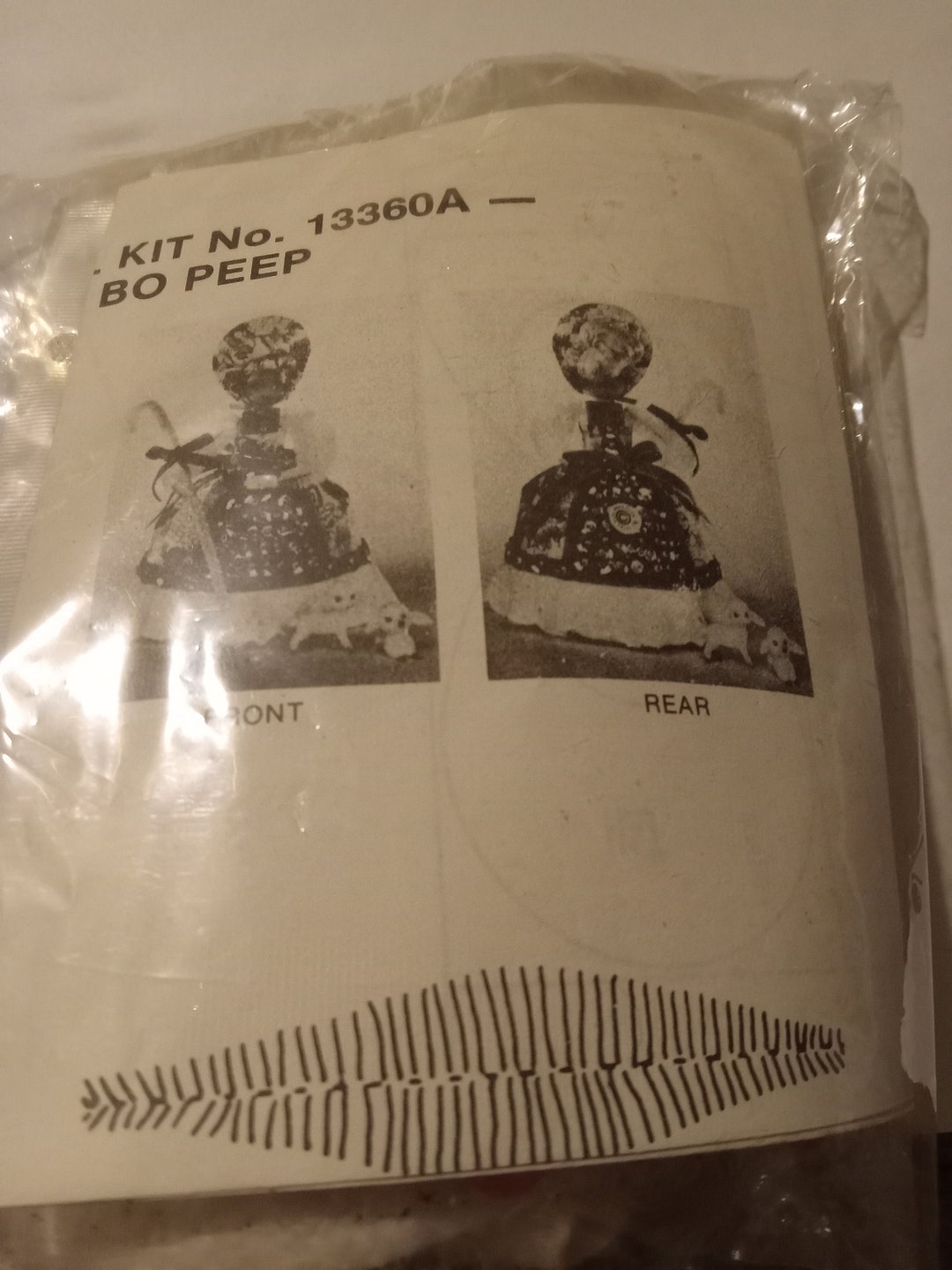 Vintage Walco Lil Missy Little Bo Peep 13360A Beaded Doll Kit New in