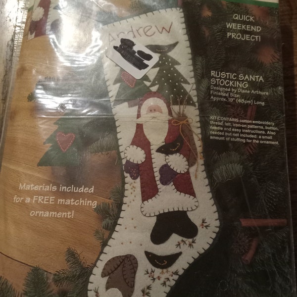Dimensions Felt Christmas Stocking Kits Etsy