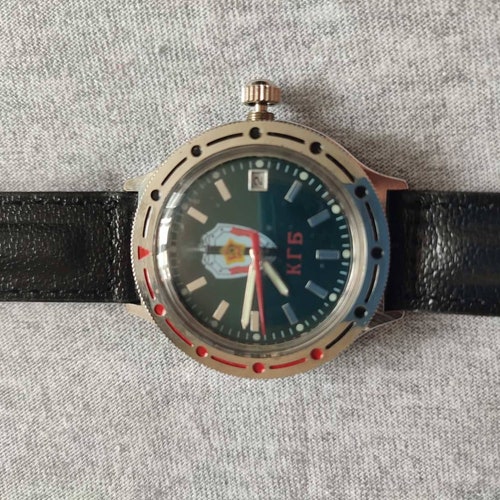 Vintage Russian Wrist Watch Vostok Komandirskie shops KGB (Commander), Automatic Waterproof Soviet Mechanical Watch. Gift for Him. Christmas