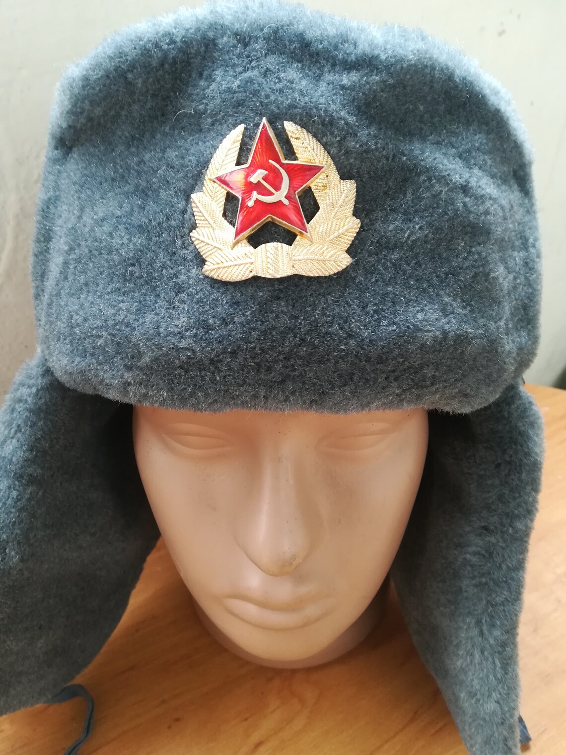 Soviet Hat Soldier's Vintage Ushanka USSR Military Cap Etsy