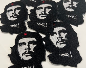 thumbnail interactive-video image 1 of Che Guevara Patch – Embroidered Iron-On/Sew-On Badge – Beret & Star – South America Military Theme 1 of 2