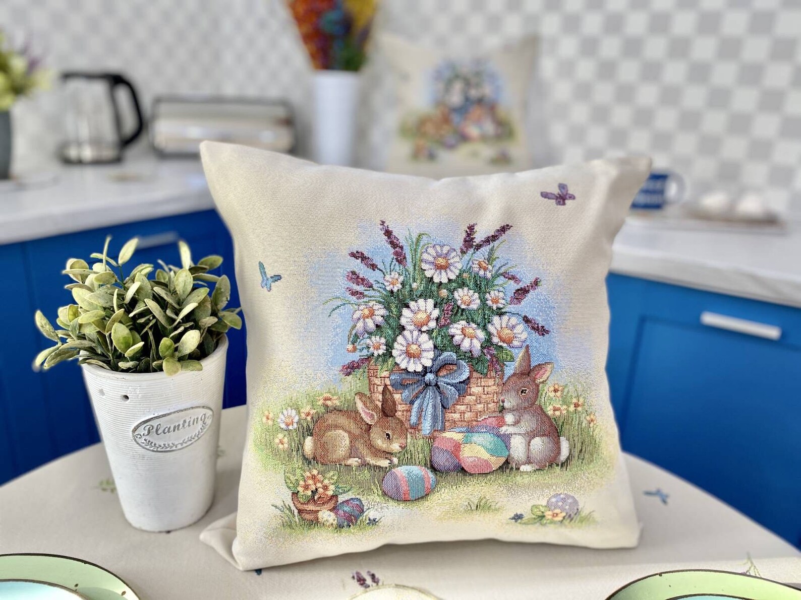 Easter Tablecloths Easter Textile Easter Tablecloth With Etsy UK