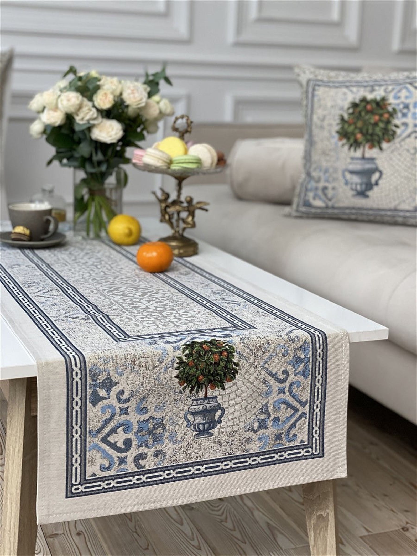 Home Tablecloths Textile Tablecloth Tapestry Tablecloth Etsy
