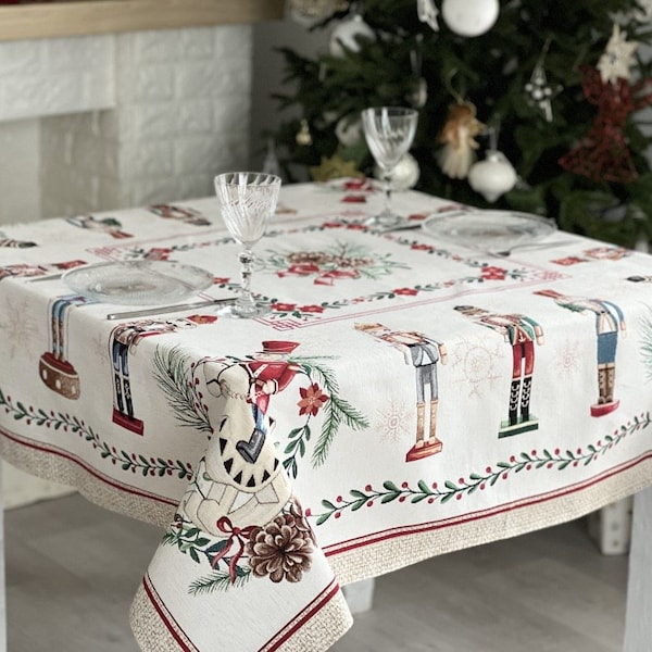 Nutcracker Tablecloth Etsy