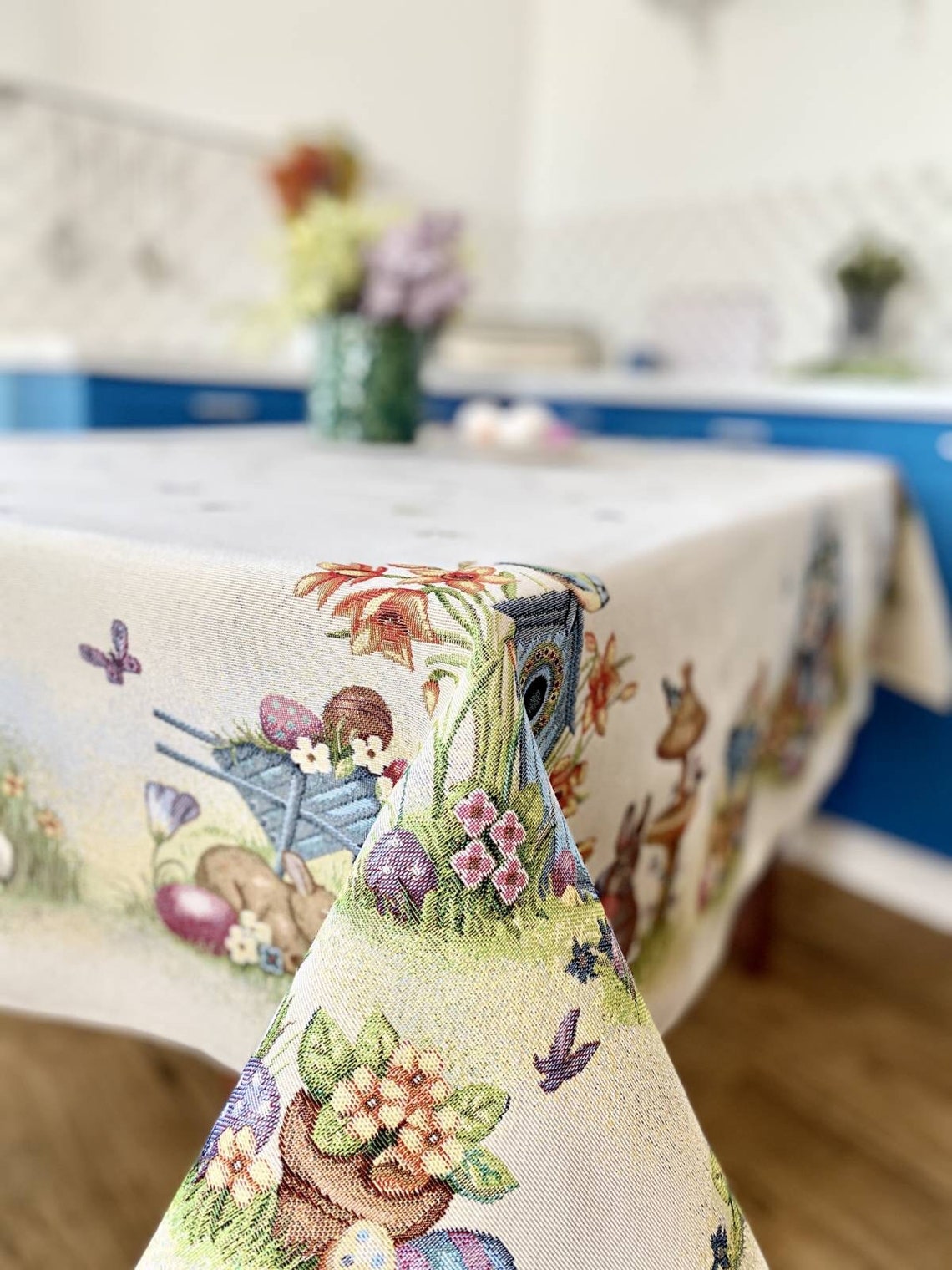 Easter Tablecloths Easter Textile Easter Tablecloth With Etsy UK