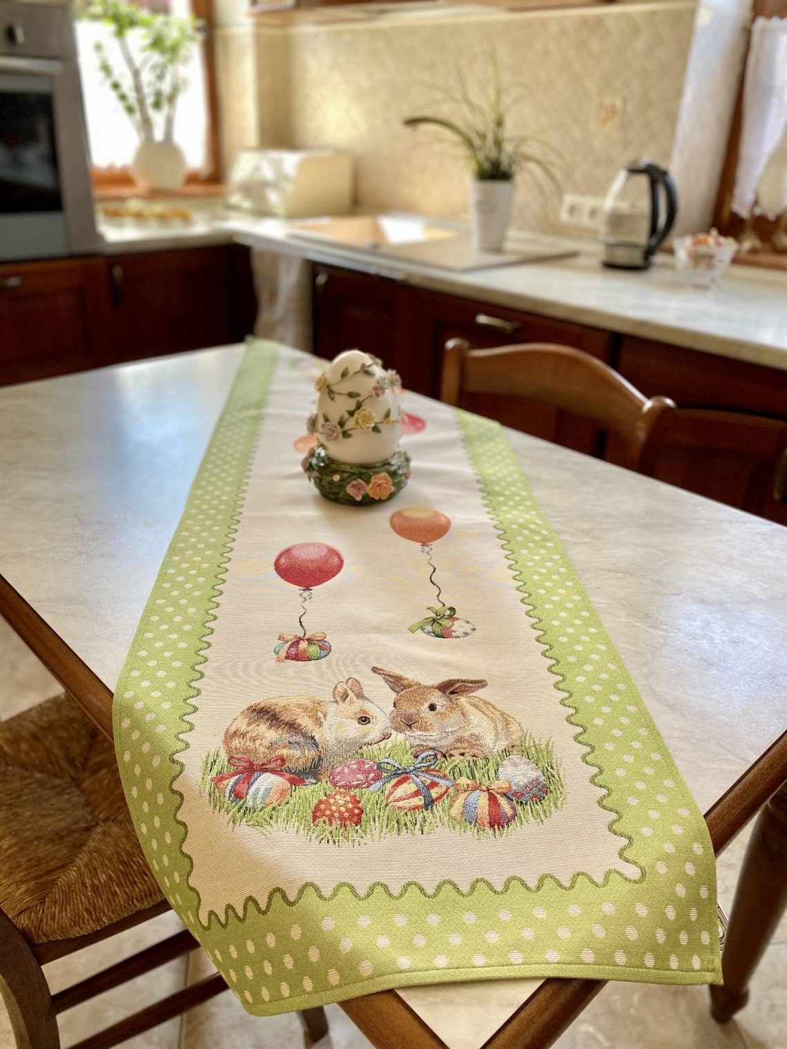 Easter Tablecloths Easter Textile Easter Tablecloth With Etsy