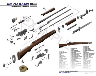 M1 Garand Limited Edition Poster Stampa Arte