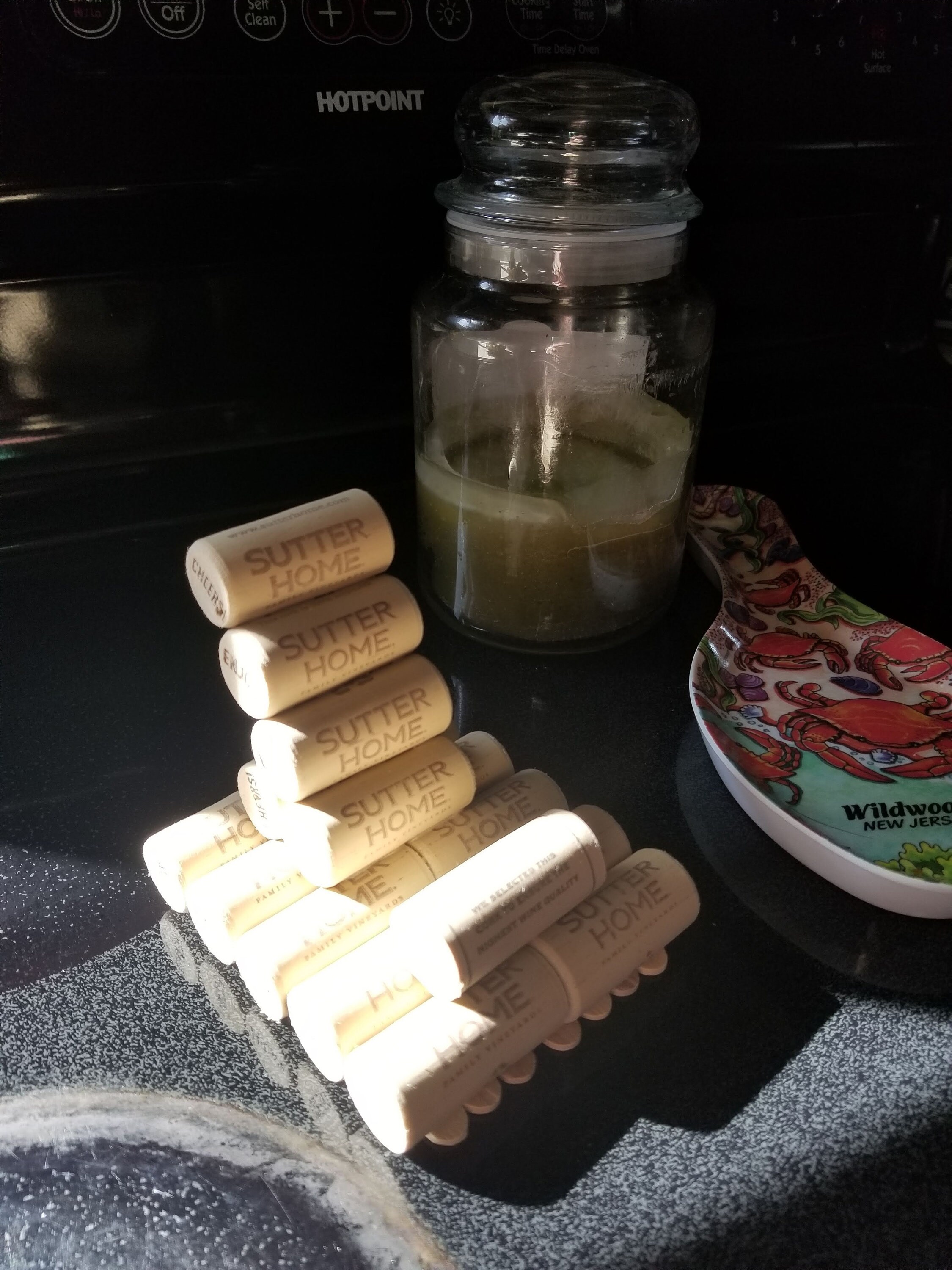 Handmade Upcycled Wine Cork Cell Phone Holder Kitchen Decor Bedroom