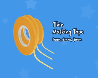 Miniature Masking Tape for Hobby Painting Projects