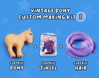 Surprise My Little Pony Restore Kit II (Vintage Pony + Hair + Tinsel)