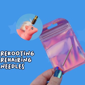 Doll Rerooting / Rehairing Needles 0.8 Size (Packs of x2, x6 and x10)