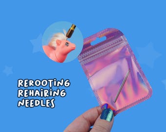 Doll Rerooting / Rehairing Needles 0.8 Size (Packs of x2, x6 and x10)