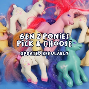 Gen2 Pick & Choose My Little Pony (Restore / Repair) - TLC MLP G2