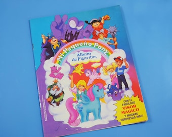 Vintage My Little Pony Sticker Album Argentina 1987 - Hasbro Aladino