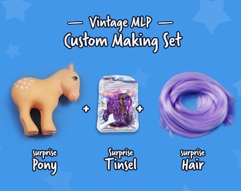 Surprise My Little Pony Restore Kit II (Vintage Pony + Hair + Tinsel)