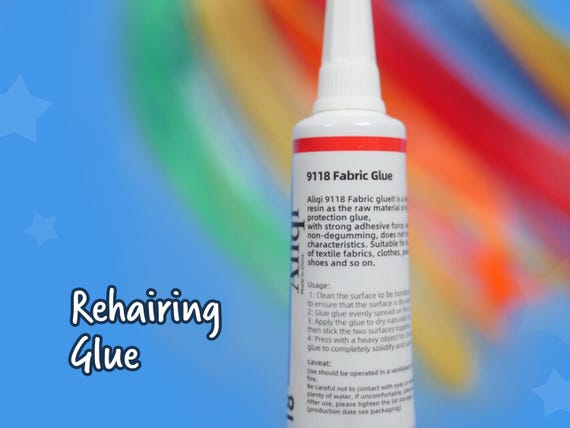 Fabric Glue for Rehairing Dolls, My Little Pony OOAK - 15ml/0.5fl.oz
