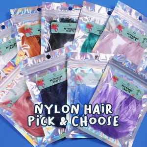 Soft Nylon Hair for Toy Rehairing/Rerooting 20g (My Little Pony, Dolls, and Others)