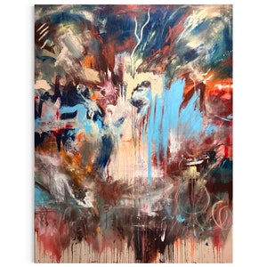 XXL paintings, large paintings, modern art, pictures for the living room, paintings, unique pieces, colorful canvas pictures, blue pictures, red pictures, acrylic paintings