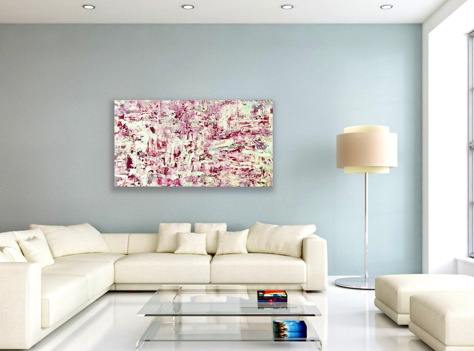 Pintura de lienzo pintura acrílica imagen abstracta pintura | Etsy