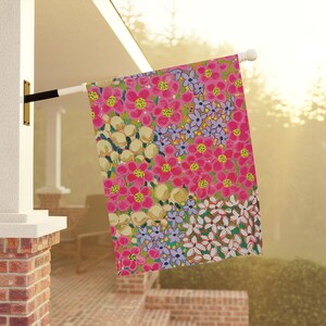 Spring Garden Flag, Seasonal Yard Flags House Flags, Flower Yard Flag, Garden Flag for Outside Front Door, Mailbox, Poolside, Lakeside