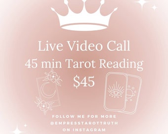 45 min Tarot Reading by Empress Tarot Truth