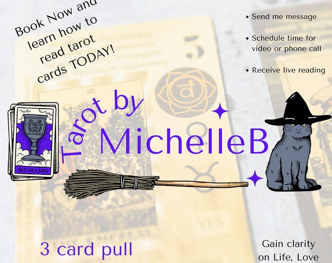 Tarot Card Reading for Clarity & Guidance | Fast Psychic Insight | Love Career Spirituality | Live Video Phone Call | 3 card pull
