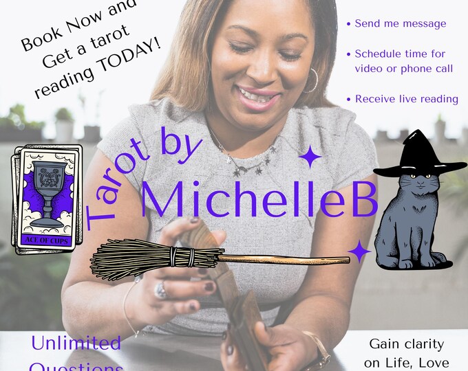 Personalized and Unforgettable Psychic Tarot Readings with a Touch of Charm for Insight & Personal Growth on Your Unique Journey 60 minutes