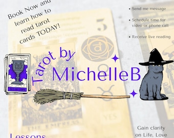 Learn Tarot: Beginner-Friendly Tarot Card Reading Classes & Mentorship - 30 minutes