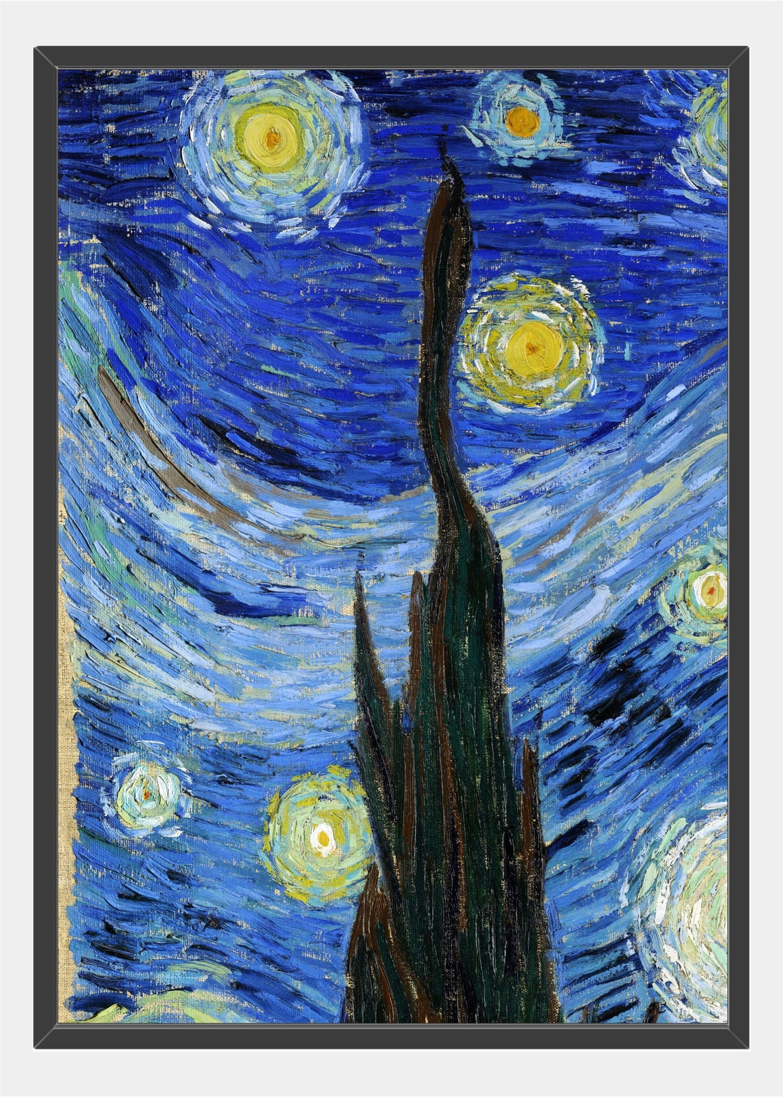 Die Sternennacht 1889 Vincent Van Gogh Vincent Van Gogh Etsy Die Sternennacht 1889 Vincent Van Gogh Vincent Van Gogh Etsy
