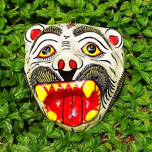 Tiger Mask|  Bengal Tiger Mask| Jungle Decor Tiger Mask, Handmade mask, Wall Decor/Animal Head/Bengal Tiger Paper Mache/PartyDecor/TigerHead