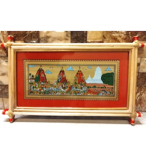 Pattachitra Painting, Jagannath Car Festival Puri, Lord Jagannath Painting,
