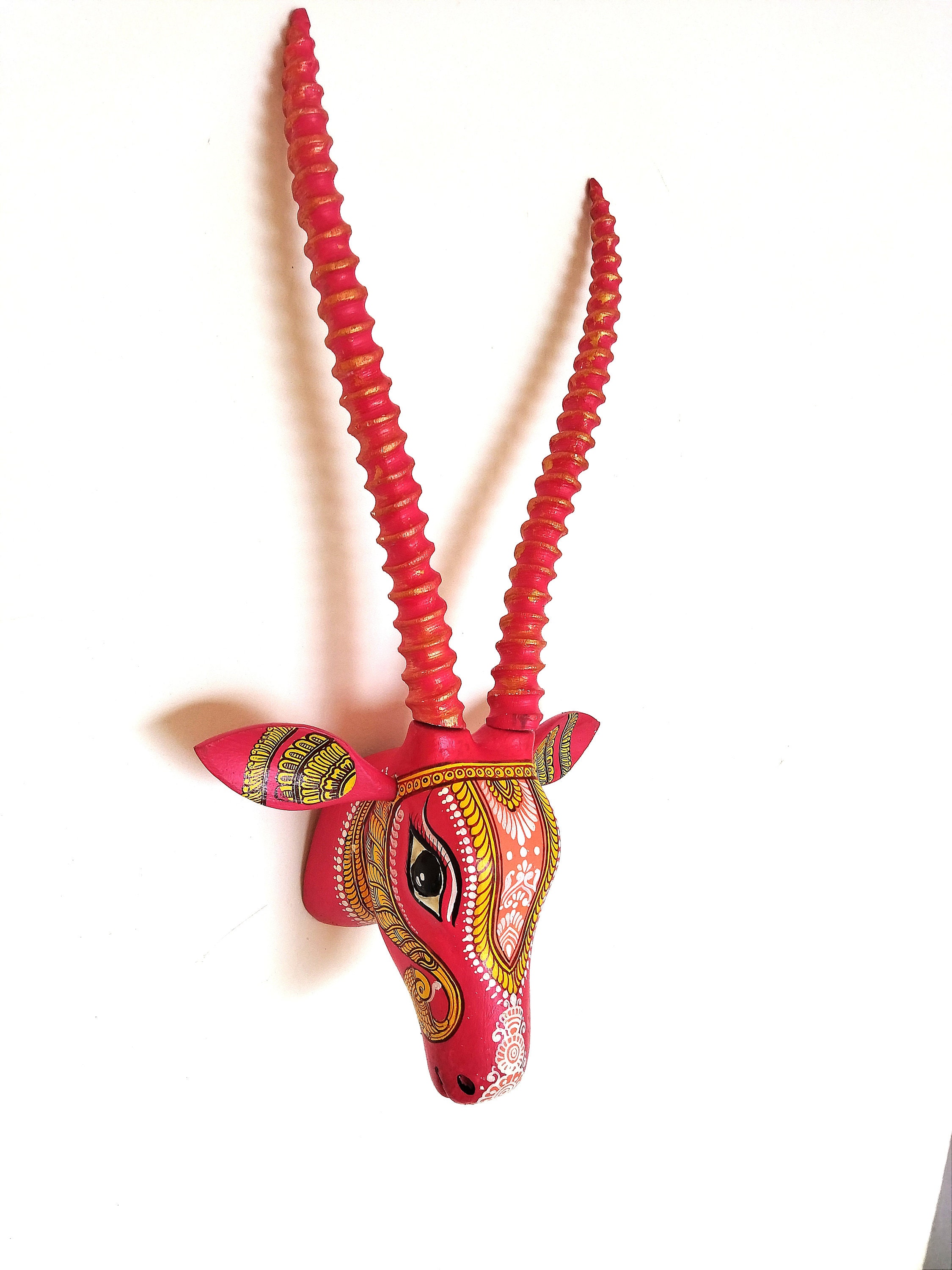 Deer Head /wall Sculpture/ Wooden Wall Art/ Wall Decor/ Deer Etsy