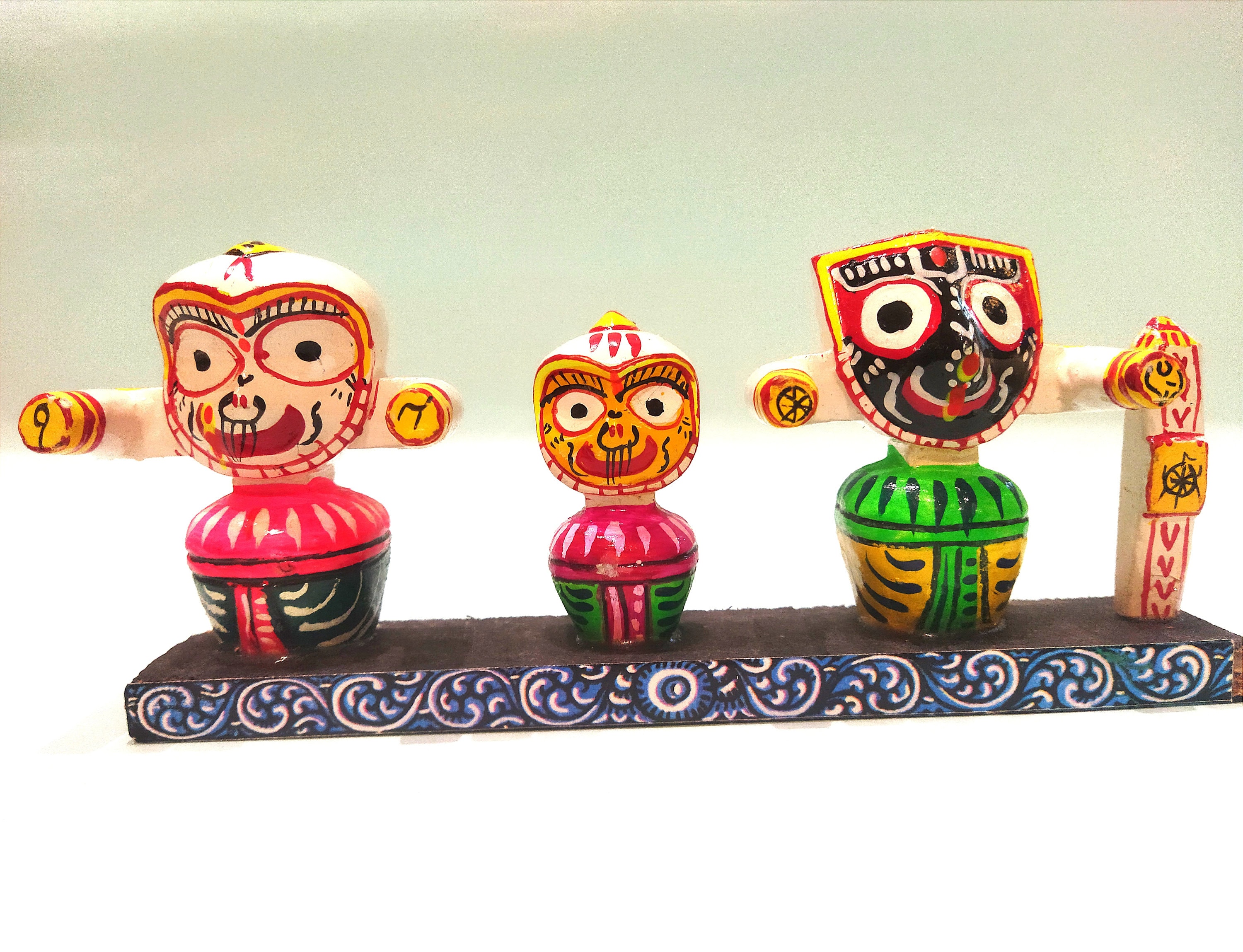 Lord Jagannath,subhadra,baladev Idol With Sudarshan/home Decor